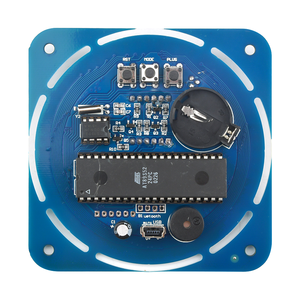 DIY DS1302 Digitale LED-Röhren anzeige DS1302 Rotierende LED-Zeit schalt uhr Alarm temperatur modul Diy Kit Mini USB 5V 3V Für Ard uino - Product Image 3