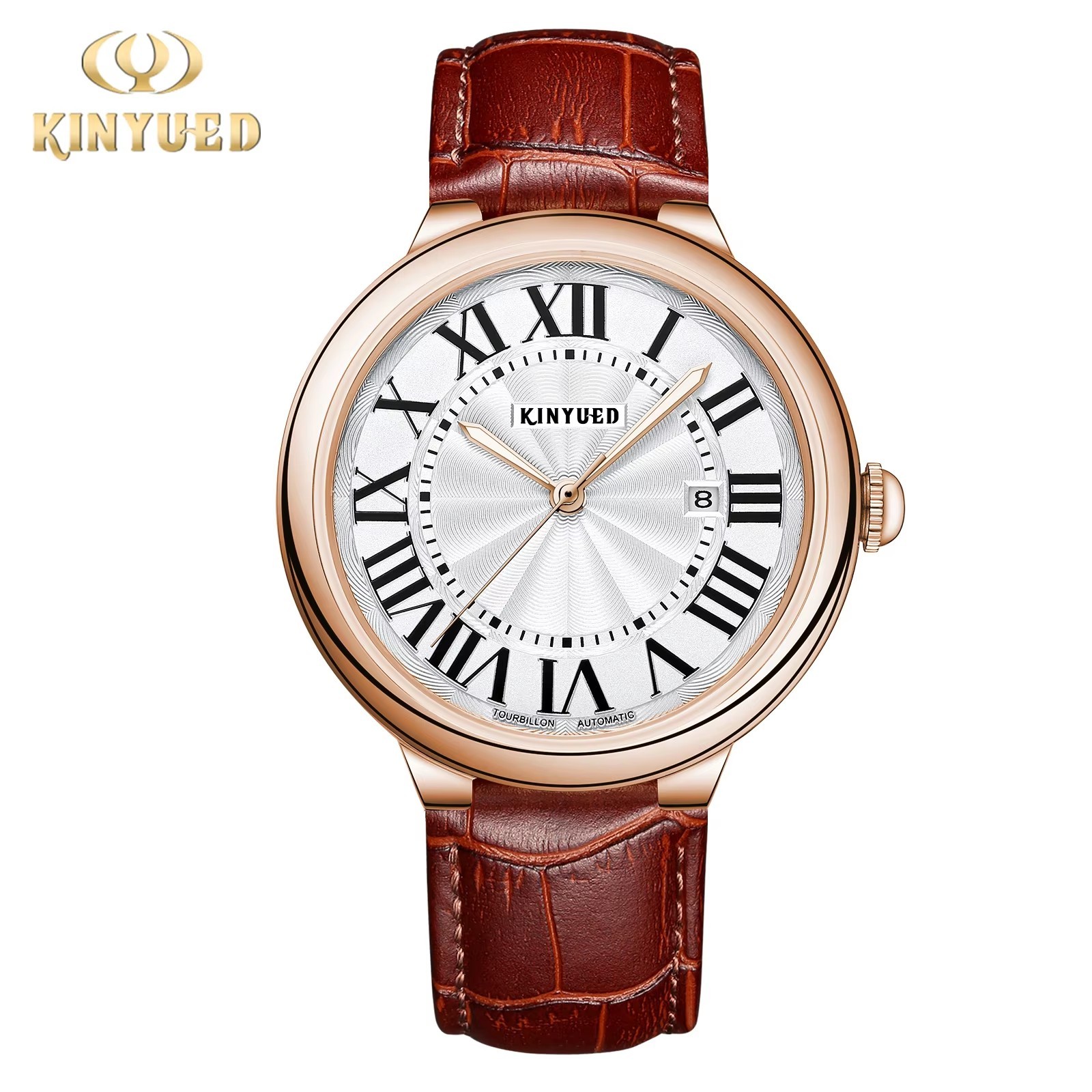 Marron et Or Rose Blanc
