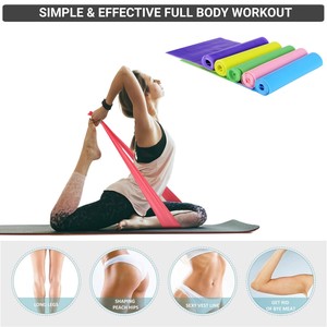 Home Use Professional Elastic Exercise Bands Non-latex Resistance <strong>Therabands</strong> in Assorted Colors - Product Image 6