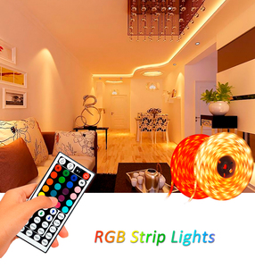 SX fabrika doğrudan satış Led şerit ışık 44Key IR uzaktan kumanda 5M SMD5050 tek Pcb IP65 su geçirmez plastik Led şerit RGB seti - Product Image 6