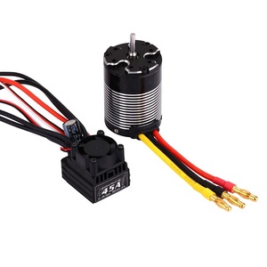 1:10 RC model araç seti 3650 fırçasız motor ve 45A elektrikli hız kontrolü bldc motor esc - Product Image 1
