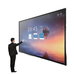 65/75/86/98/110inch ngón tay cảm ứng đa điểm 4K màn hình <span class=keywords><strong>LCD</strong></span> thông minh hiển thị phòng họp điện tử tương tác kỹ thuật số bảng trắng thông minh - Product Image 1