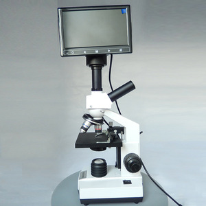 Microscopio microbiano 640X con luz LED de pantalla electrónica para detección de bacterias de algas piscicultura - Product Image 3