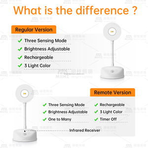 3-Mode Smart Flood Light mit Remote Timer IP20 Batterie für Garage Workshop Day Night betrieben - Product Image 5