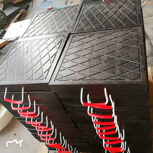 Round and square Shape UHMWPE Million Molecular Weight Crane Outrigger Pad for Crane Leg Use