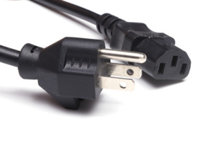 Güç kablosu 10A 13A 15A 125V 3 pin ac güç kablosu tüketici elektroniği için iec c14 abd güç kablosu - Product Image 5