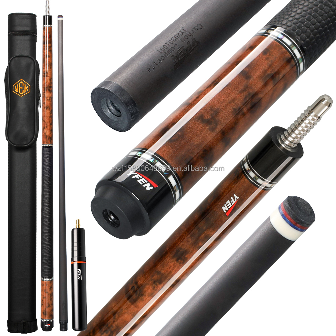 Brown with case