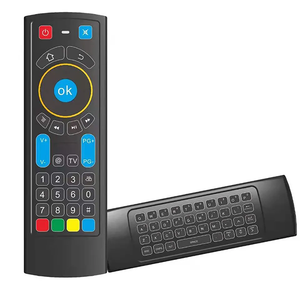 Teclado inalámbrico Air mouse ABS 73 teclas Control remoto con Bluetooth IR aprendizaje retroiluminación CR3 TV control remoto fábrica - Product Image 1