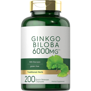 Ginkgo Biloba Brause kapseln Kräuter ergänzung zur Gedächtnis unterstützung Gehirn funktion und mentale Wachsamkeit - Product Image 1