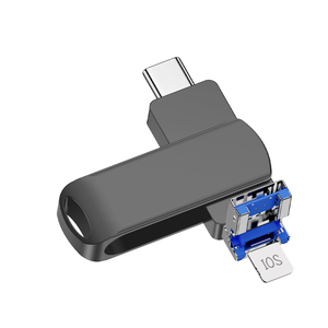 4合1 USB闪存128GB闪存微型USB Type-C 256GB闪存驱动器和适用于手机/Android/MacBook智能手机的USB 3.0端口 - Product Image 3