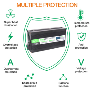 Factory <strong>Price</strong> 14.6V 20A Charger 14.6V LiFePo4 Battery Charger for <strong>4S</strong> 12.8V LiFePo4 Battery Motorcycle Battery Charger - Product Image 4