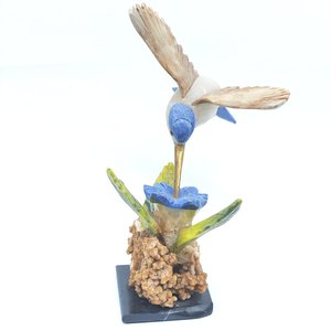 Fantezi İsviçre teknoloji brezilyalı ham taş beyaz yeşim/Dumortierite/resim Jasper renkli görüş değeri kuş tatil hediye için - Product Image 2