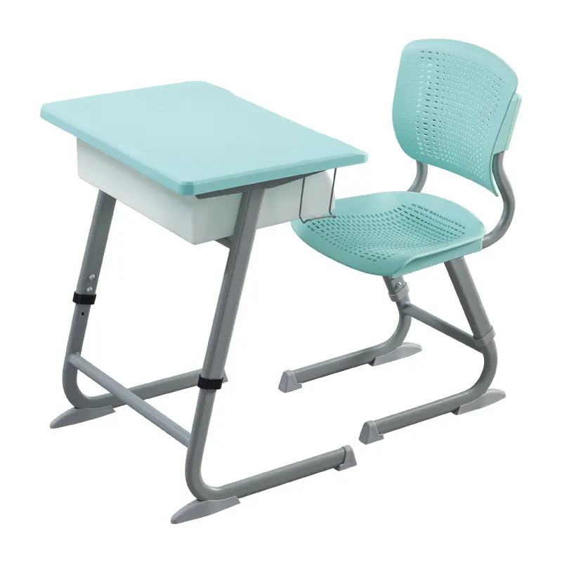 Vendita calda mobili per aule scrivania per studenti sedia da scuola per bambini con tavolo da allenamento per lezioni di tutoraggio da scrivania uso per studenti