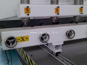 3D <strong>CNC</strong> <strong>Router</strong> for Woodworking <strong>with</strong> 4 Axis <strong>Rotary</strong> and 8 Heads - Product Image 2