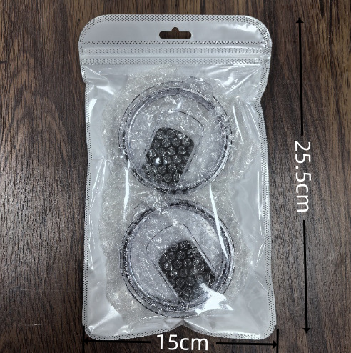Lot de deux sacs à os transparents de 850 ml (30 oz)