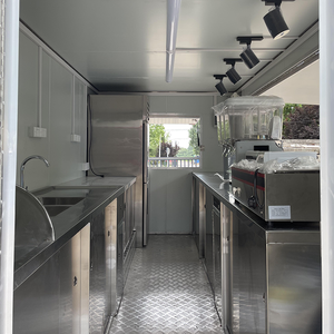 <strong>HTL</strong> 2024 Hot Selling Model Released, Mobile Trailer Can Be Customized, Hamburger Pizza Hot Dog Cart - Product Image 6