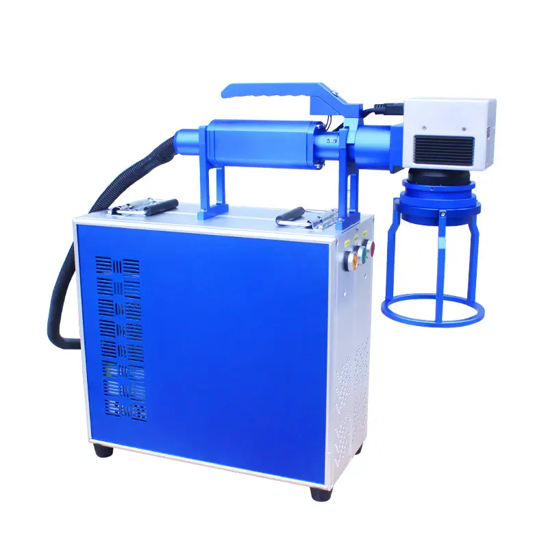 Mini macchina portatile della marcatura laser della fibra con max/raycus 20w 30w 50w co2 3d stampante per metallo