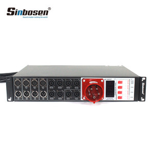 5 Core de distribuidor LAS4 + 8 línea de la etapa altavoces controlador de potencia distribuidor