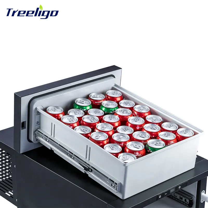 Personalizzato 30L-70L in acciaio inox 4x4 refrigeratore frigorifero Freezer scivolo facile da tirare fuori Offroad frigo da campeggio scivolo