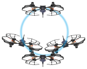 Radiolink ชุดโดรนแข่งหน้าจอ F121 FPV,โดรนขนาดเล็ก Quad OSD อุปกรณ์เสริมกล้องประกอบ RTF FPV รุ่น UAV พร้อมวิทยุ RC T8S - Product Image 6