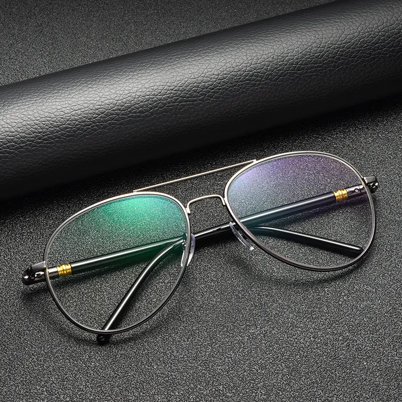 نظارات للعين ذات عدسات كلاسيكية مريحة كروية للقراءة التدرية من الراتنج ذات عدسات ضوئية ملونة للشباب بعمر تقدم