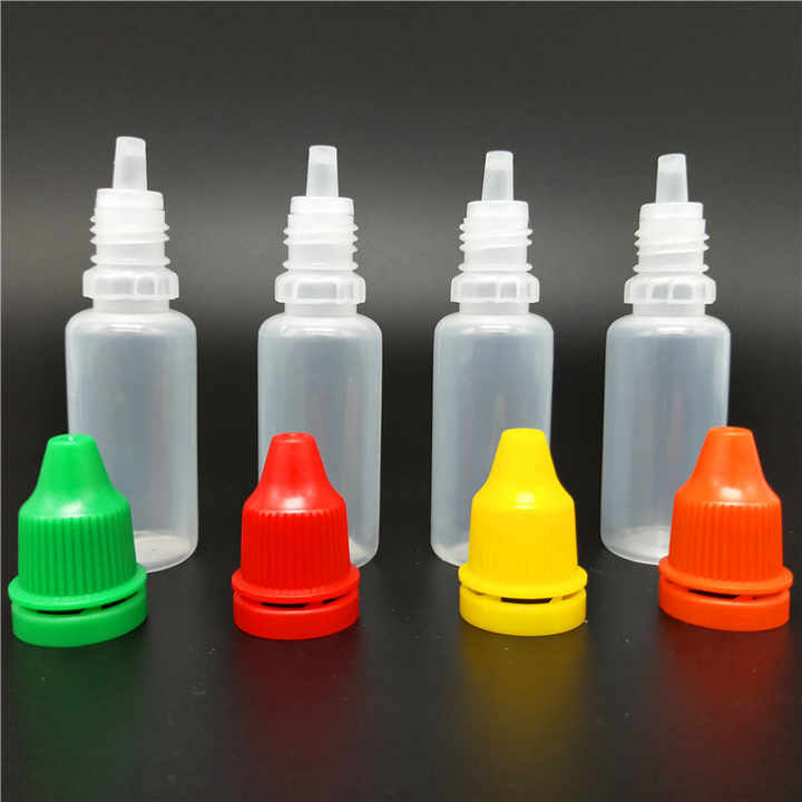 Secure Empty 5ml 10ml 15ml 20ml 30ml 50ml Plastic Eye Drop Bottles with Childproof Screw Cap Price
