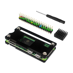 Raspberry Pi Zero 2 W Kit de accesorios Estuche acrílico + Disipador de calor + Pin Header + Destornillador para Raspberry Pi Zero RPI Zero 2 W - Product Image 1