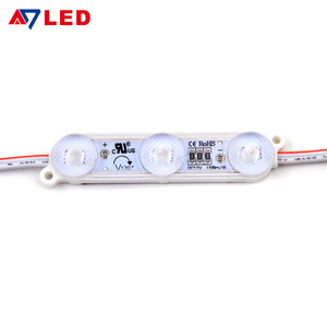 High Efficiency CE RoHS UL DC12V 1.08W 150lm/w IP67 Waterproof 3 Lamps 2835 SMD <strong>LED</strong> Module