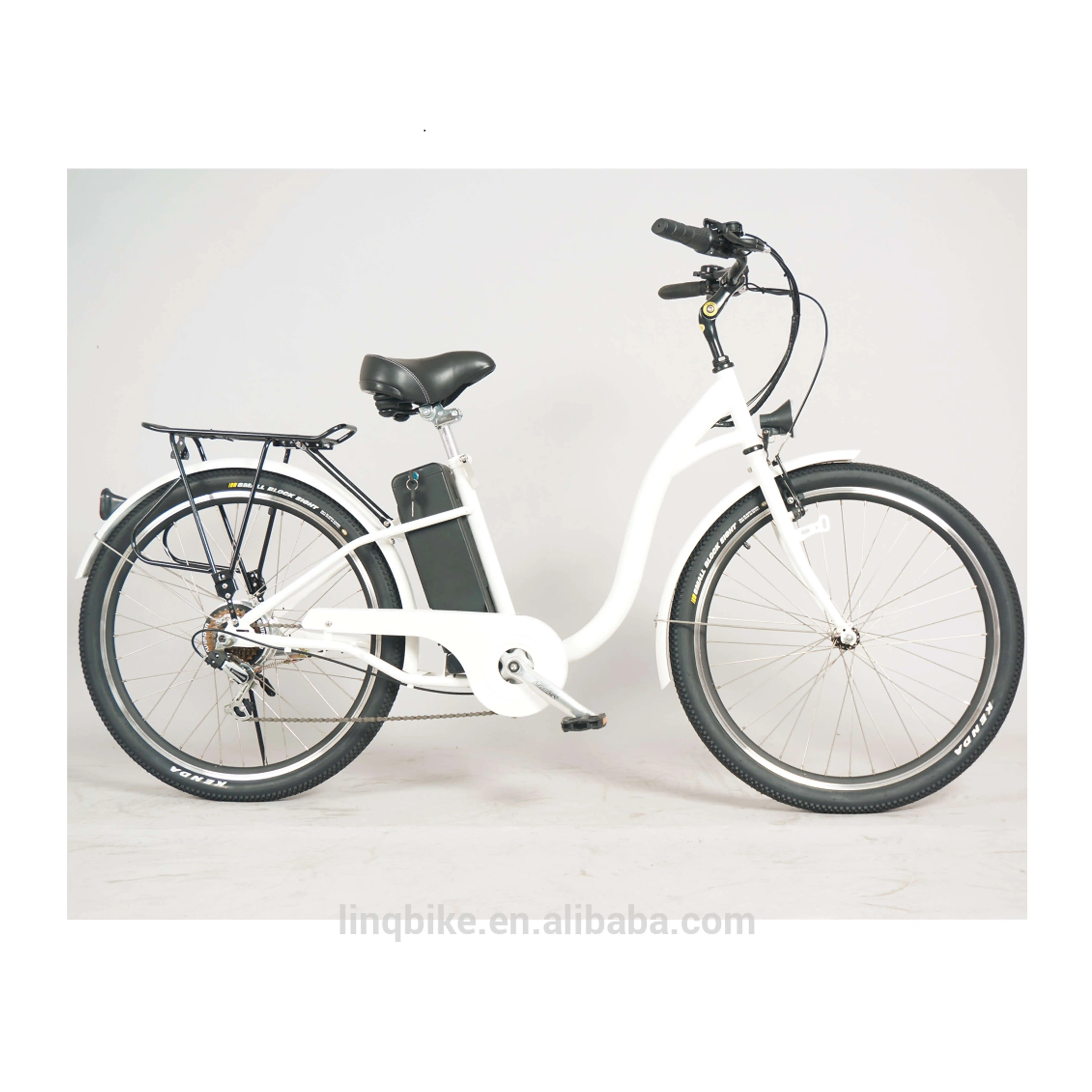 26 pouces vélo électrique vélo électrique cadre en acier 36v 250w avec batterie au Lithium