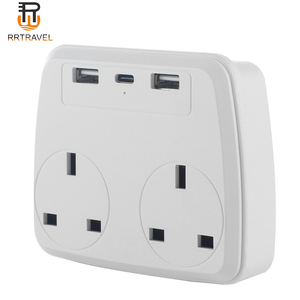 3 USB çoklu fiş uzatma 3 Pin soket ile HHT-106 fiş adaptörü İngiltere için altındaki çok fiş genişletici ev için - Product Image 1