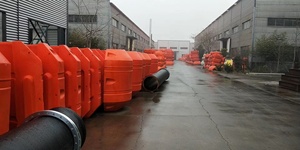 Flotador de tubo de dragado combinado con bomba de succión DE CORTADOR de 24 pulgadas para tubería de dragado de lodos de HDPE/ACERO - Product Image 4