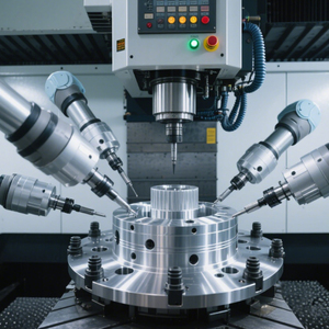 Kunden spezifische Präzisions-CNC-Drehmaschinen-Fräs verbund verarbeitung auf Edelstahl-Kupfer-Aluminium-und Bronze-Hardware-Teilen - Product Image 1