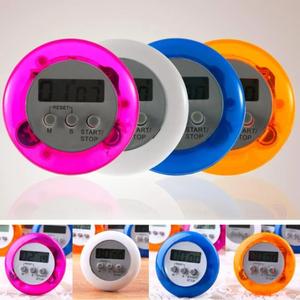 Ingrosso Custom forma rotonda Mini elettrico LCD da cucina Timer digitale per la cottura conto alla rovescia Timer sveglia utensili da cucina - Product Image 2