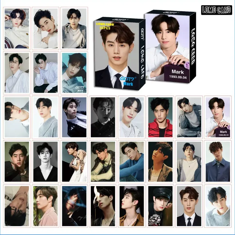 In stock nuovo messaggio della squadra stella coreana K-pop carta lomo 55 pz schede foto di benedizione