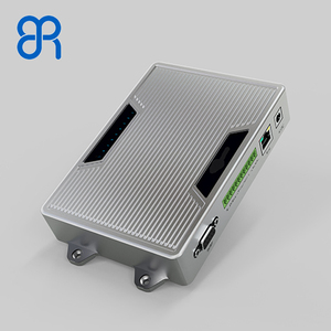 Lettore rfid uhf 4 porte ad alte prestazioni, lettore fisso di piccole dimensioni, protocollo ISO18000-6C, basato su chip Impinj E710