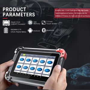 XTOOL EZ400 Pro sistema completo Scanner diagnostico ECU codifica con 16 + funzioni di servizio chiave di programmazione IMMO controllo bidirezionale - Product Image 3