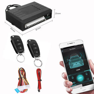 Sistema di sicurezza per auto con accesso senza chiave intelligente unidirezionale sistema di allarme per auto 12V sistema di accesso senza chiave con chiusura centralizzata Anti-dirottamento