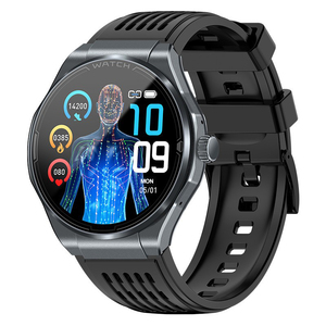 1.43&quot; Hd Screen Smart Watch For Men With Bluetooth Call Ja03 Smartwatch <strong>Android</strong> With Uric Acid, Bp, Sleep Monitor, Sos, Function - Product Image 1