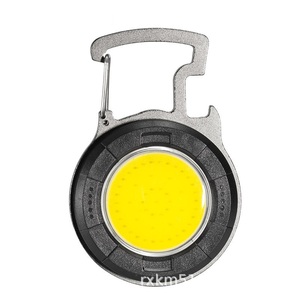 Regalo multifunzione Mini portachiavi torcia ad alta potenza magnete ricaricabile piccola torcia luce cappello Clip Design - Product Image 4