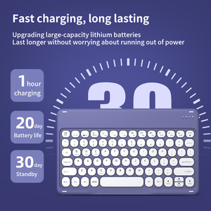 FV-FZ14 Punk Mini QWERTY <strong>Keyboard</strong> <strong>with</strong> <strong>Numeric</strong> <strong>Keypad</strong> USB Interface New Fashionable for Tablet - Product Image 5