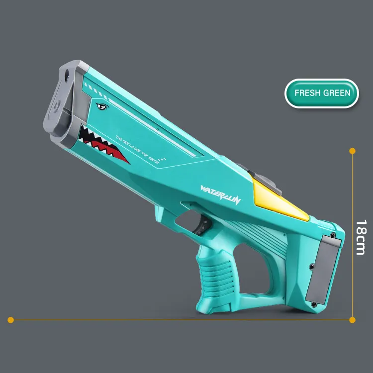 Hot Sales New Tik Tok Shark Electric Gun Water Toys High-Pressure Automatic Blaster Water Gun Toy For Kids