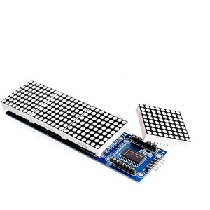 MAX7219 Punktmatrix-Modul LED-Anzeige steuerung 4-in-1-Digital-Mikrocontroller-Modul mit 5P-Leitung