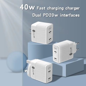 PD20W ชาร์จเร็ว40W สำหรับ iPhone /huawei /sumsang ขายส่งผนังสองพอร์ต Type C - Product Image 3