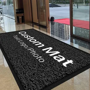 Tùy chỉnh chân Mat cá nhân kinh doanh Mat Thảm lối vào thảm chùi chân trong nhà ngoài trời chống trượt thảm tùy biến Logo thảm - Product Image 1
