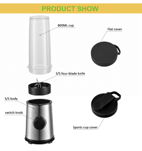 A due velocità funzione Pulse Base in acciaio inox elettrico Mini frullatore personale per cucina all'aperto categoria di prodotto frullatori - Product Image 4