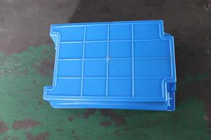 600*400*210mm Cheap <strong>Stack</strong> and <strong>Nest</strong> Plastic Produce <strong>Crate</strong> Freezer Box for Wholesale Storage and Transportation - Product Image 3