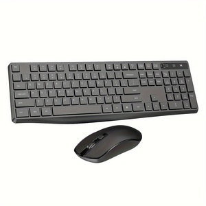 フルサイズのワイヤレスキーボードとマウスのコンボ省電力2.4GHzワイヤレスキーボードとマウスセット営業所のコンピューター用 - Product Image 1