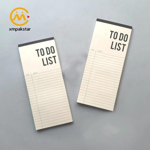 Venta al por mayor de diseño personalizado de impresión de papel reciclado Bloc de notas para hacer lista de notas Bloc de notas con logotipo - Product Image 2