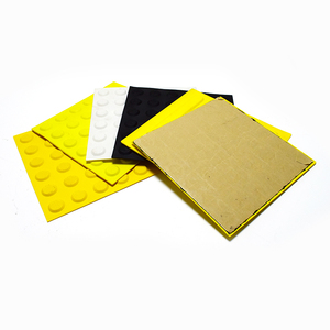 Đáng tin cậy thời tiết PVC an toàn Navigation gạch cho ngoài trời sử dụng cao su Tactile cho người mù - Product Image 1