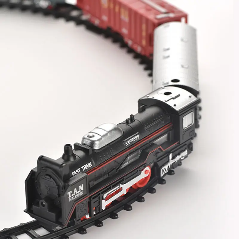 Tren Eléctrico de juguete con luz musical, tren de plástico con control remoto, nuevo producto